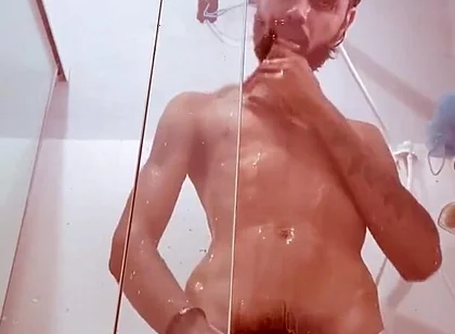 In This Heat Nothing Better Than Taking a Shower.