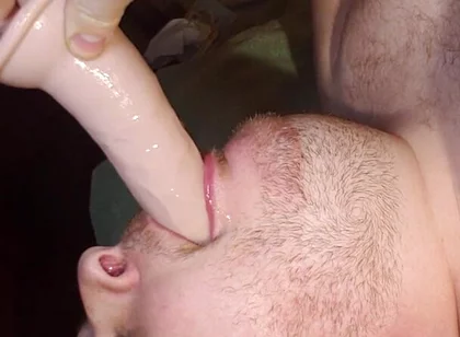 Deepthroat 2 Dildo Training Pt 1