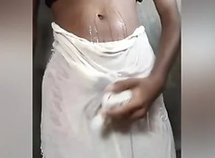 I Wear Wet Underskirt And Maturation Orgasm And Dancing In A Public Toilet