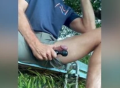 Risky Roadside Wank - Shooting Cum