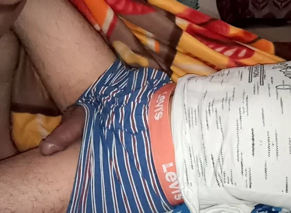 Wow First Time I Touch My Stepbrother Cock Penis by Underwear