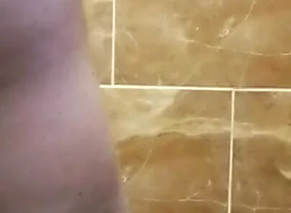 Some Scenes of Cutting Hair in the Toilet with the Door Closed