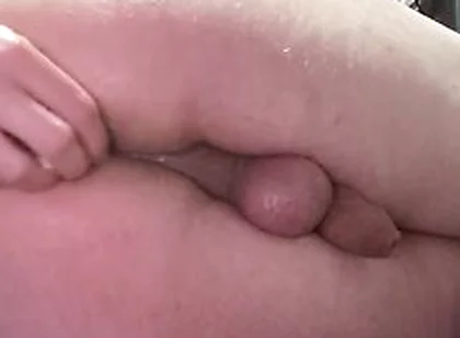 Femboy In Knee Highs Plays With His Newest Toy