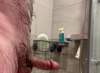 Shower Then Wank on the Sofa