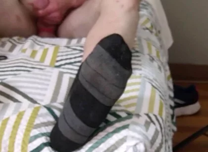 Watch Me Bust Stroke Close up Laying Down on Bed