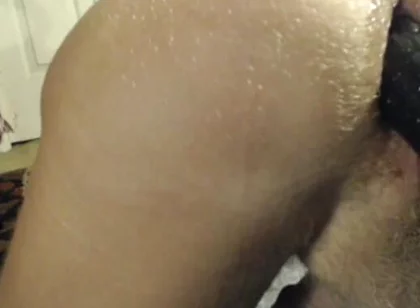 12 Inch Dildo Deep in My Ass Then Shoots Out at End