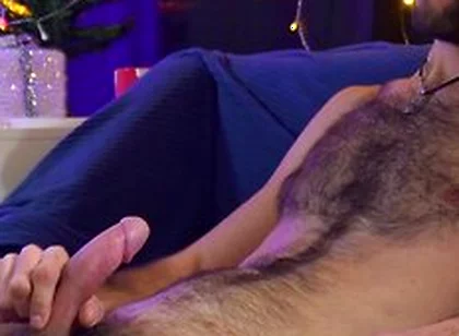 Hairy Chest Guy Edging Cum Explosion