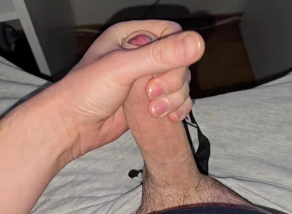 Morning Big Dick Masturbation - Close-up POV Cumshot