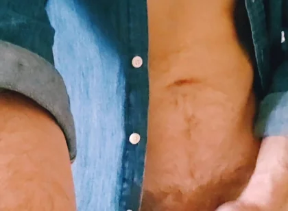 Open Shirt and Cum