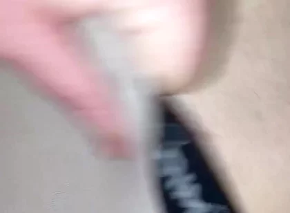 Ripped underwear and ripped asshole