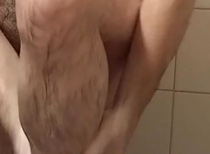 Uncut Gay Shower