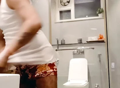 Getting Ready with My Cock Out