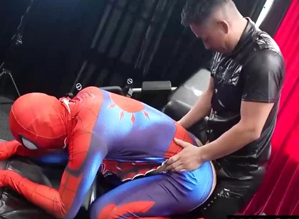 Hung Hiroya Fucks Bound Superhero Hungry Asshole After Ass Play