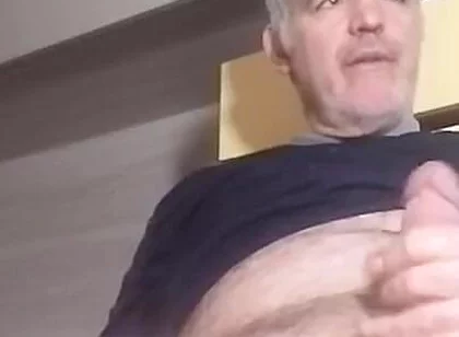 While I Masturbate My Cock with Passion, My Chair Breaks!