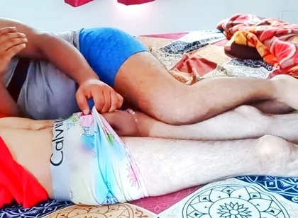 First Time I Open My Step Brother Underwear to See His Big Monster Cock