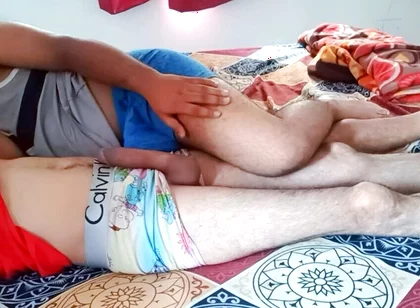 First Time I Open My Step Brother Underwear to See His Big Monster Cock