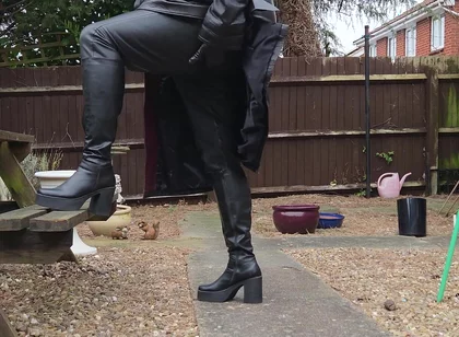 Leather Trench Coat