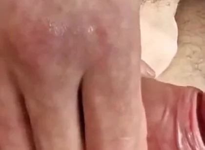 A Dirty Bitch Covered in Cum From Fucking Like a Slut on a Table