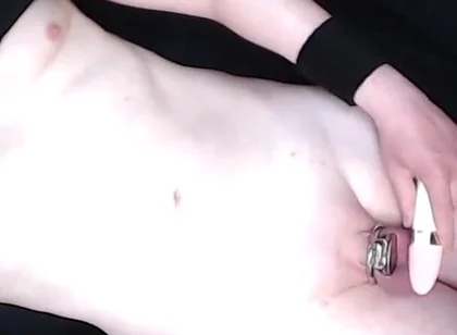 Redhead Boy in Vibrating Session