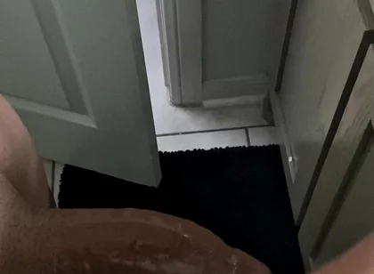Latino Jerking His Big Uncut Dick