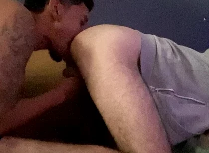 Eating Hubbys Ass