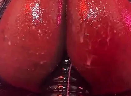 Femboy Gapes Hole with Cone Shaped Dildo