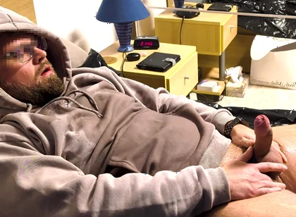 Alex Pisses on His Beard and Clothing