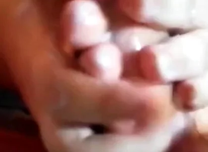 Secret Special Footfetish Video for Feet People! Feet in Cream!