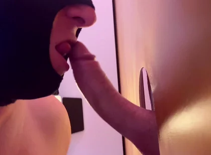 Young Guy with Super Long Cock Face-fucks My Throat Until He Cums