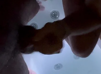 Hairy Bear Dominates: Hot Tub Oral, Rimming, Mutual Edging