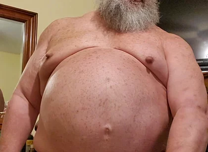 Daddy Bear Jacking His Cock