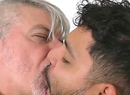Demetri Silver Visits Richard Lennox For A Tender To Badass Deep Kissing