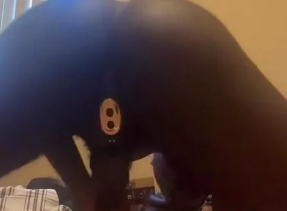 Stroking My BBC Butt Plug Deep in My Ass Fucking Silicone Pussy Doll