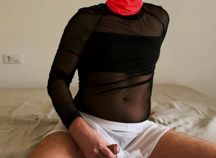 Wearing a Skirt and Thong on My Big Ass Masturbación