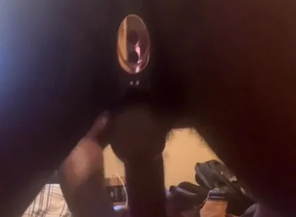 Stroking My BBC Butt Plug Deep in My Ass Fucking Silicone Pussy Doll
