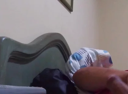 Amateur Hotel Masturbation with a Real Cumshot