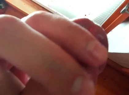 Massaging My Cockhead Until I Cum