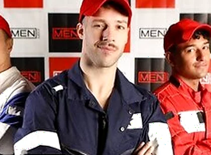 Kenzo Alvarez, Liam Alyesto And Arno Antino Race To A Steamy Anal Threesome After The Podium