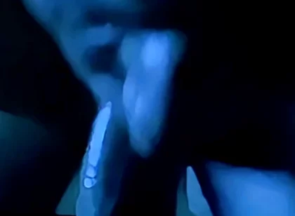 Drooling on Big Uncut Dick