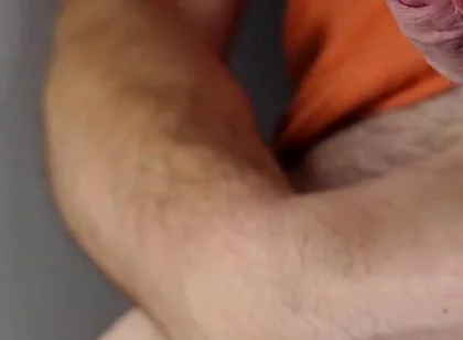 Underneath POV of Pulsing Cock with Juicy Precum to Satisfying Multi-cum