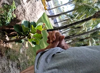 Public Beach Cock Flash