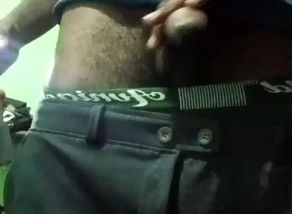 Masturbating Big Cock and Very Hard