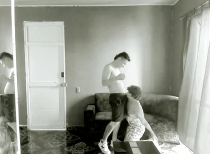 Shy Femboy Convinced the Straight Footballer to Taste His Hot Mouth and Recorded It