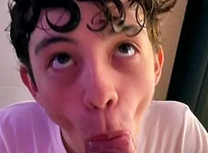 White Boy Covered In Cum In The Kitchen