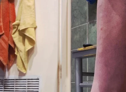 Straight Husband Plays with Balls