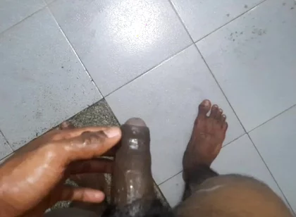 Masturbating in the Bathroom
