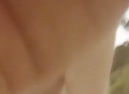 Gay Twink Fucking Ass with Dildo at Public Beach