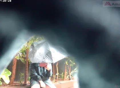 Amateur Guy Caught Peeing in a Public Park