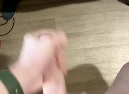 Solo Cumming. Big Load and Huge Mess