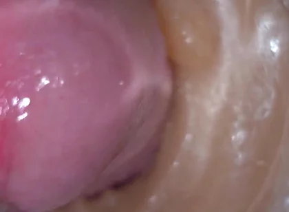 Breastfeeding Breathless with Cream Pumping Deep